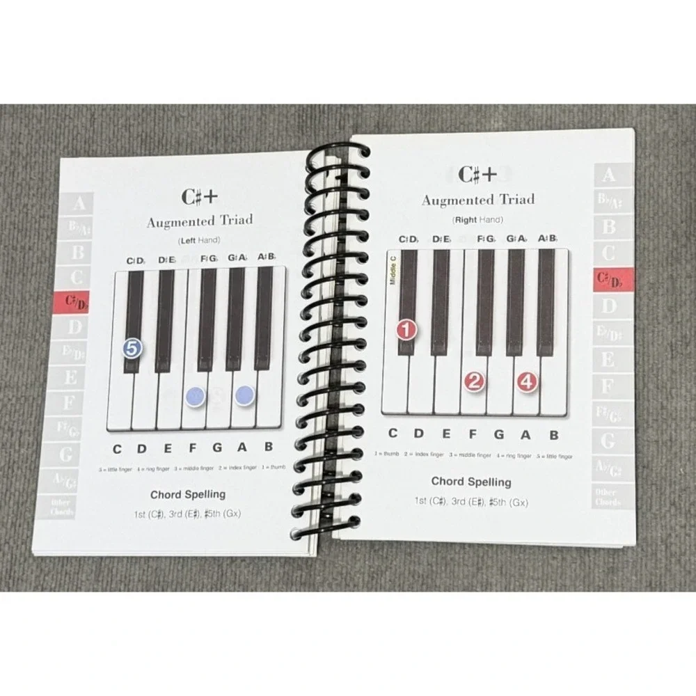 Piano & Keyboard Chords: Easy-to-Use, Easy-to-Carry, One‎ Chord on Every Page